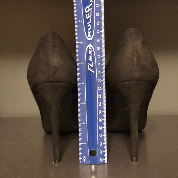 Call It Spring 4” black suede heels - Picture 6 of 6